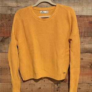 Hollister Golden Yellow Knit Sweater